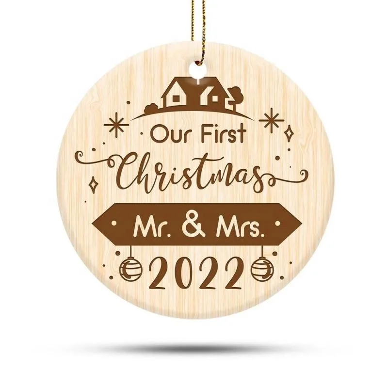 Dropshipping 2024 Our First Christmas Ornament New Home Ornament Christmas Ornaments Decoration Manufacturer