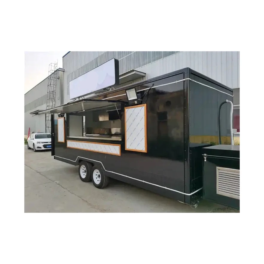 new Mobile food truck 7.5ft dining car food trailer food cart