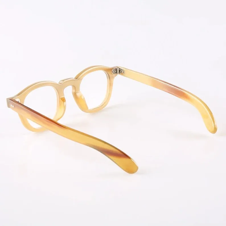Custom Design Buffalo Horn Vintage Eyeglasses Frames with Fancy Style Sunglasses Made from Buffalo Horn By Blue Moon Exports