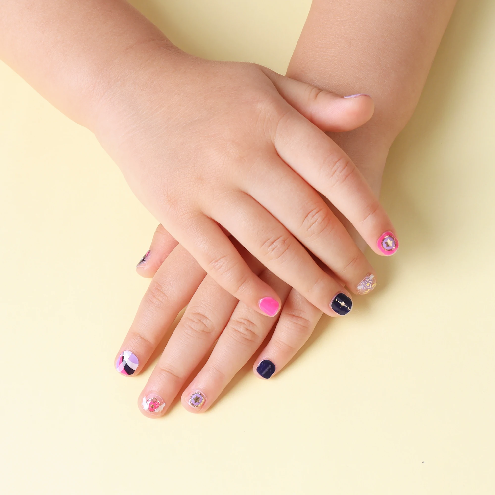 ShineB MINI GELICA For Kid Nail Stickers #45996 Art Decal Fingernails Designs Self Adhesive Floret Decoration Deco Stickers