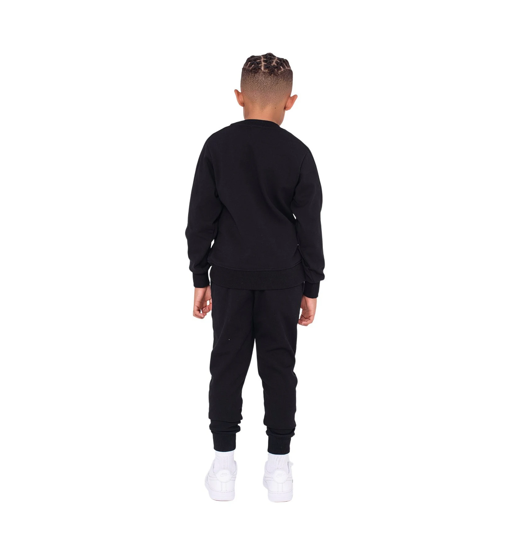 Kids Tracksuit Wholesale OEM Solid Color Children Fleece Winter Set Kids Tracksuit Comfortable Best Quality Kids Tracksuit