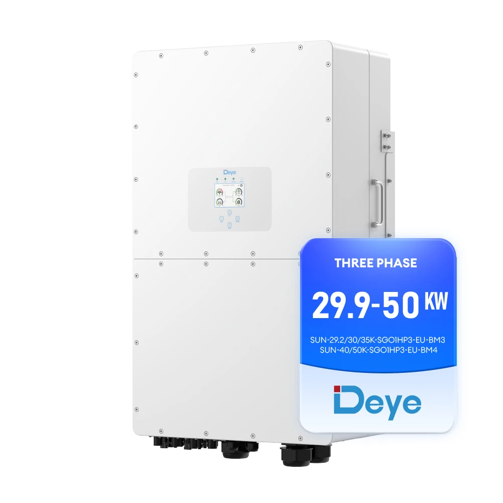 Deye Wholesale Hybrid Inverter 30Kw 35Kw 40Kw 50Kw Solar Inverter Without High Voltage Battery