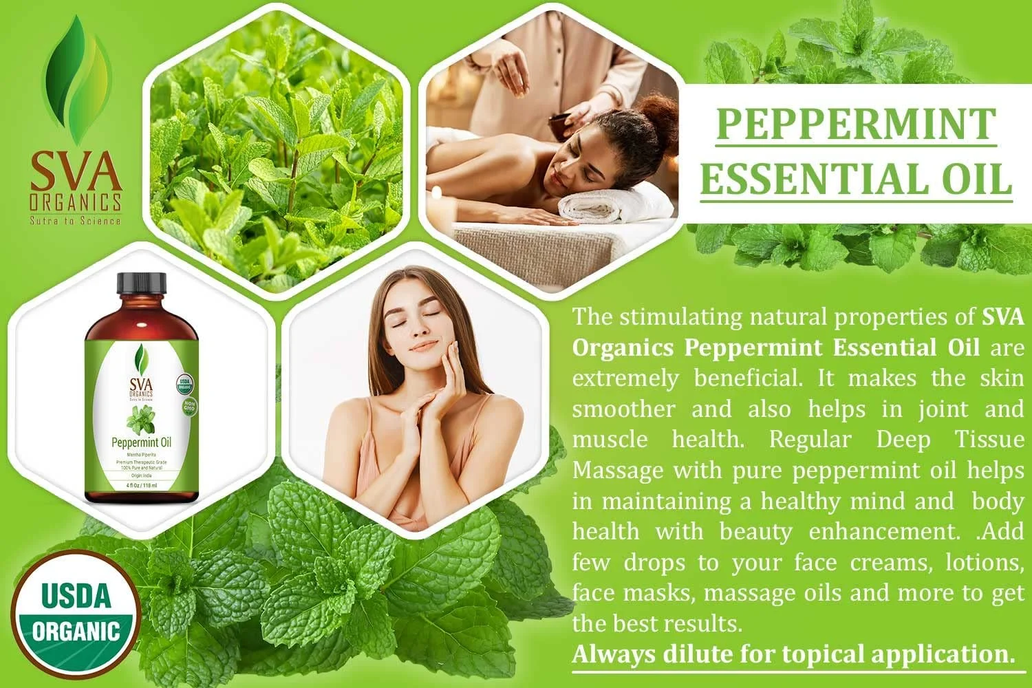 Bulk Wholesale 100%Pure Natural Organic Peppermint Essential Oil High Quality Manufacturer Exporter Available With Private Label
