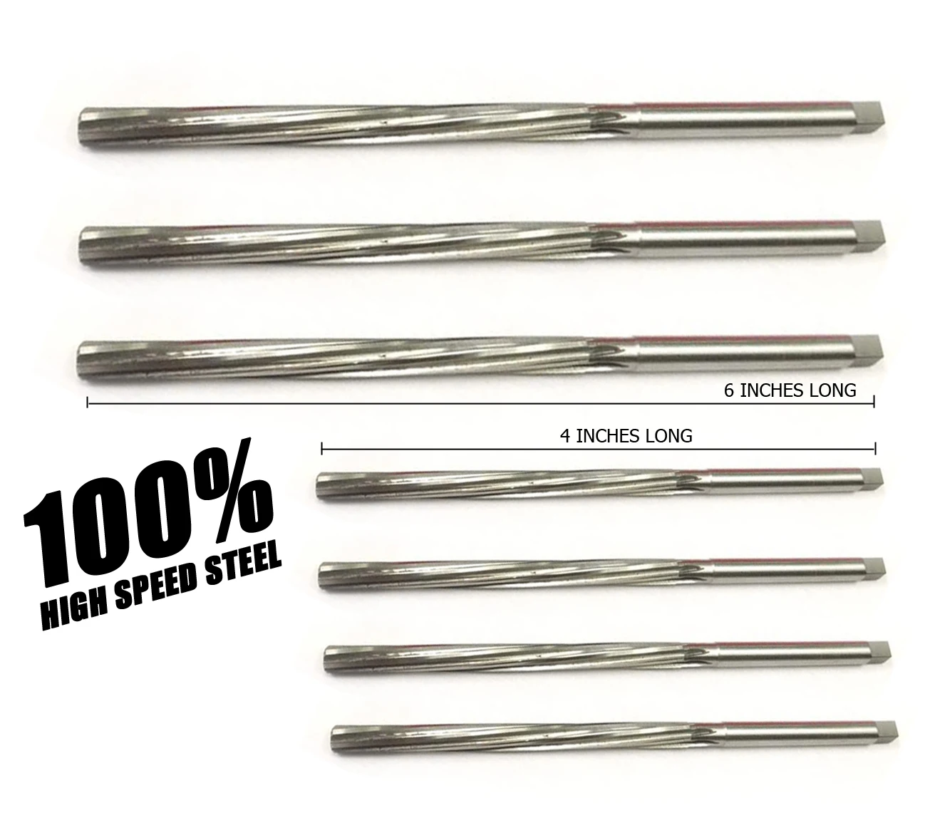 High Speed Steel Spiral Fluted Fix Hand Reamer Valve Guide Reamer Engine Workshop Automotive Tool Hand DIY