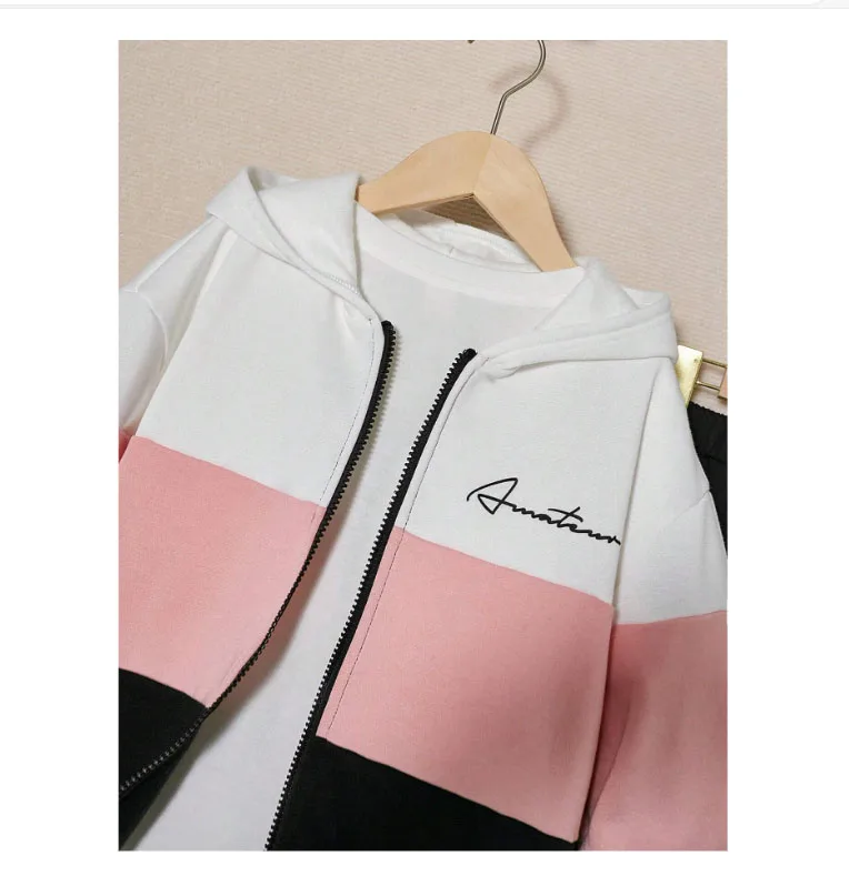 custom kids clothing sets wholesale printed plain black high quality  kids sweatsuit sets for boy