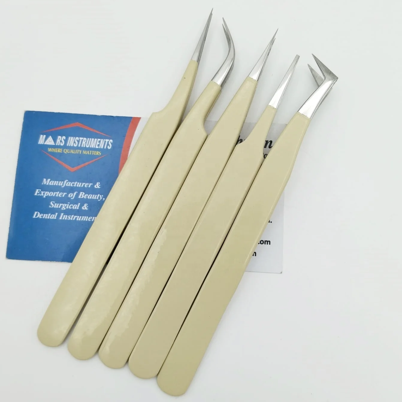 Eye Lashes Tweezers Sustainable High-hardness Ultra Fine Tip Makeup Tweezers For Volume Eyelashes Extension Excellent Closure