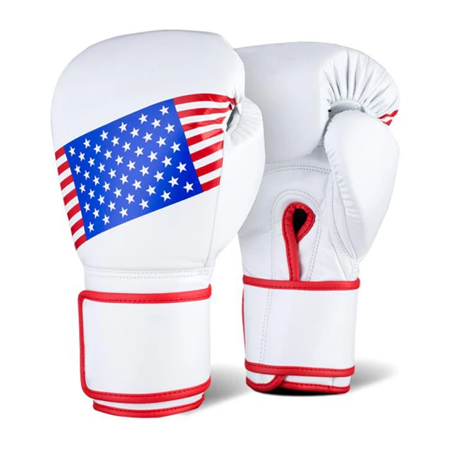 Factory Professional Custom Logo Training Leather Boxing Gloves Made In Pakistan Boxing Gloves