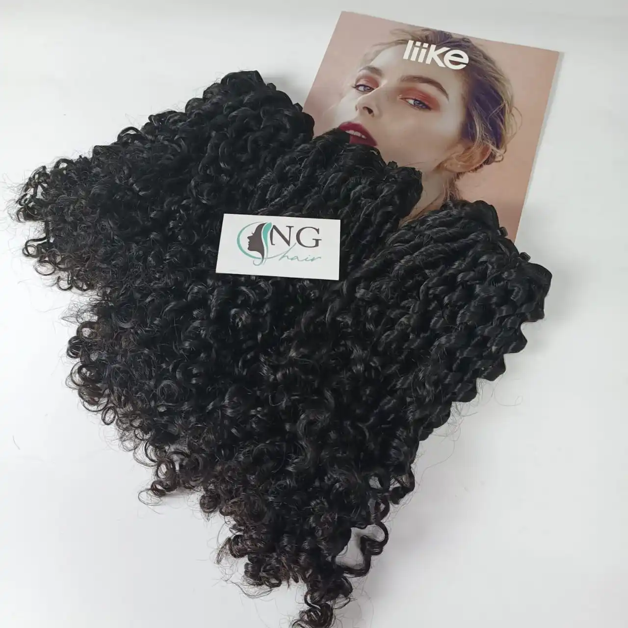 Pixie curly weft Hair Double Drawn 100% Vietnamese Human Hair No Shedding No Tangle No Chemicals Made In Vietnam
