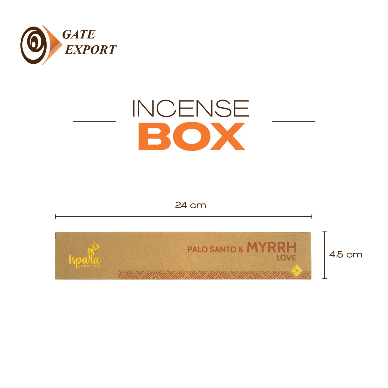 2024 New Ispalla Palo Santo Myrrh Incense Sticks  Natural Incense Peru