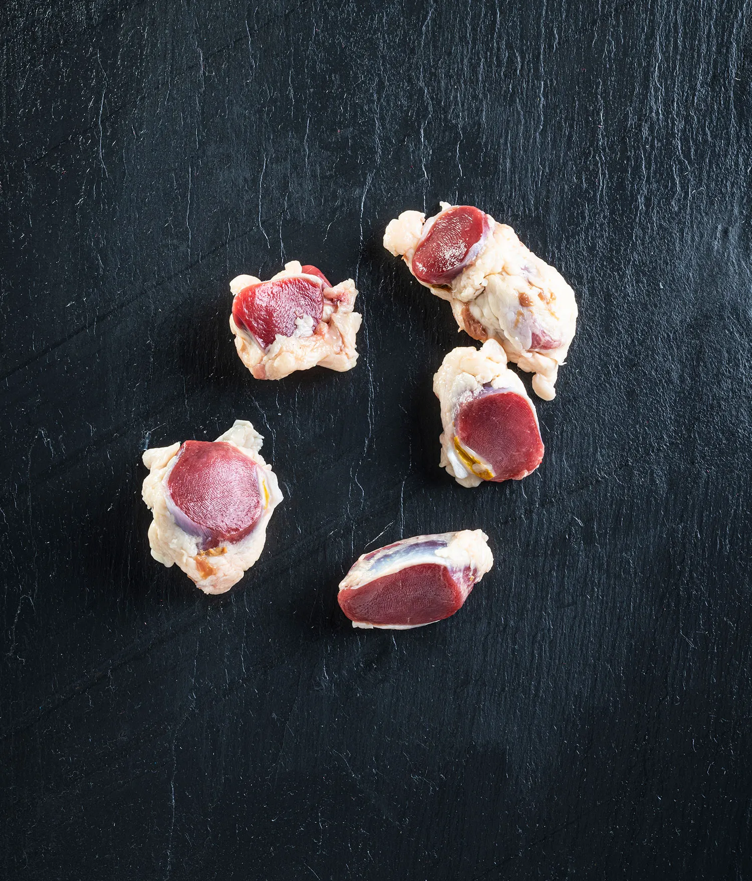 Большой запас замороженных утиных Желудков