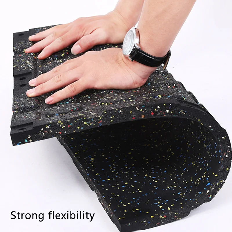 Anti-slip Rubber Tile Flooring School Gym Rubber Flooring 20mm Gym Mat Rubber Flooring