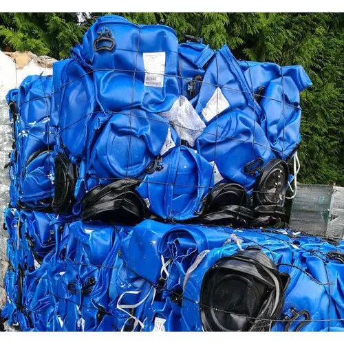 Cheap Price Regrind In stock clean Recycled HDPE blue drum plastic scraps/hdpe milk bottle scrap