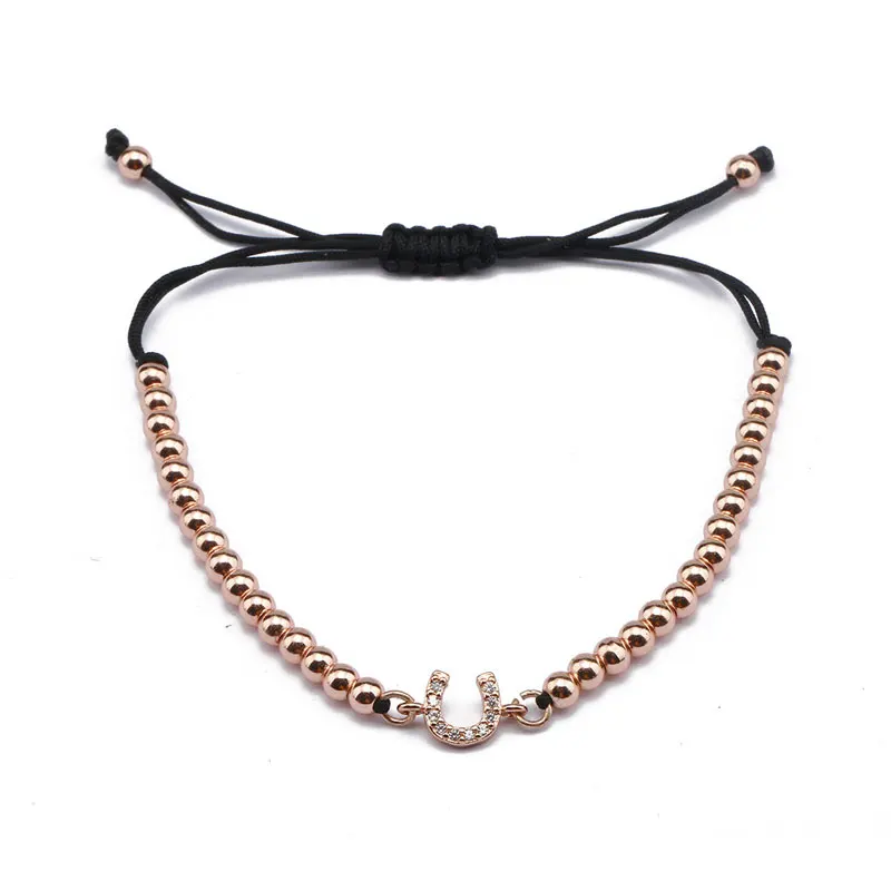 Low MOQ 10pcs Wholesale Women Stainless Steel Horse Shoe Jewelry Horseshoe Bracelet