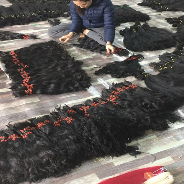 Hair Extensions From Factory Bulk Order Wholesale Price Raw Natural Vietnamese High Quality 100 Percent Human Hair