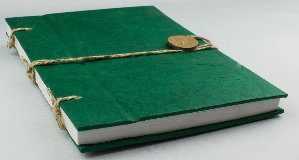 Handmade Paper Journal Eco-Friendly Notebook 100 % handmade Diary sketch book or yoga journals for gifting him or her