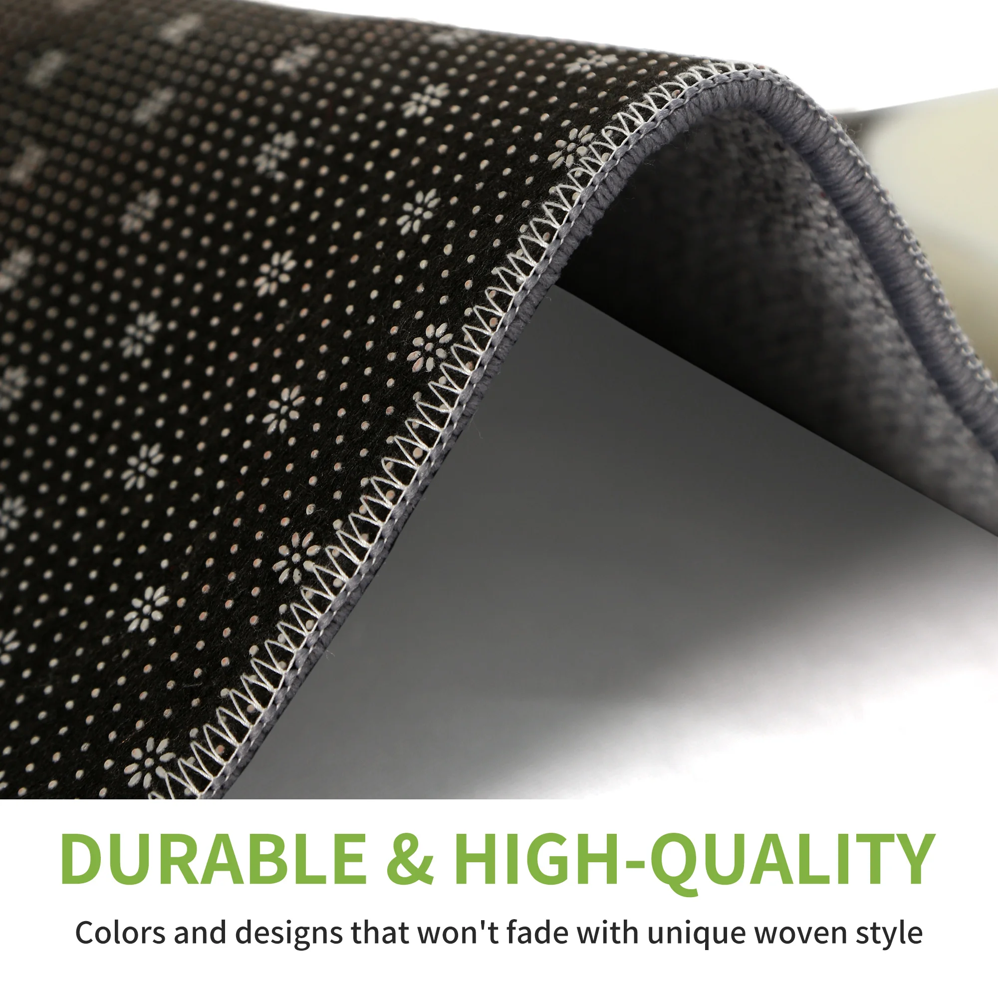 Hot selling kitchen mats for floor  Custom PVC Anti-Slip Kitchen Runner Mat  2 Piece Set