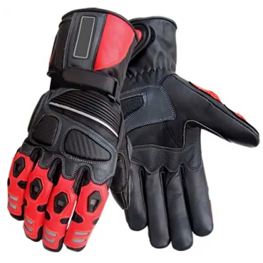 Good Quality water proof touch screen Motorbike Racing Gloves Best Price Riding Gloves 100% Leather Motorcycle Racing Gloves