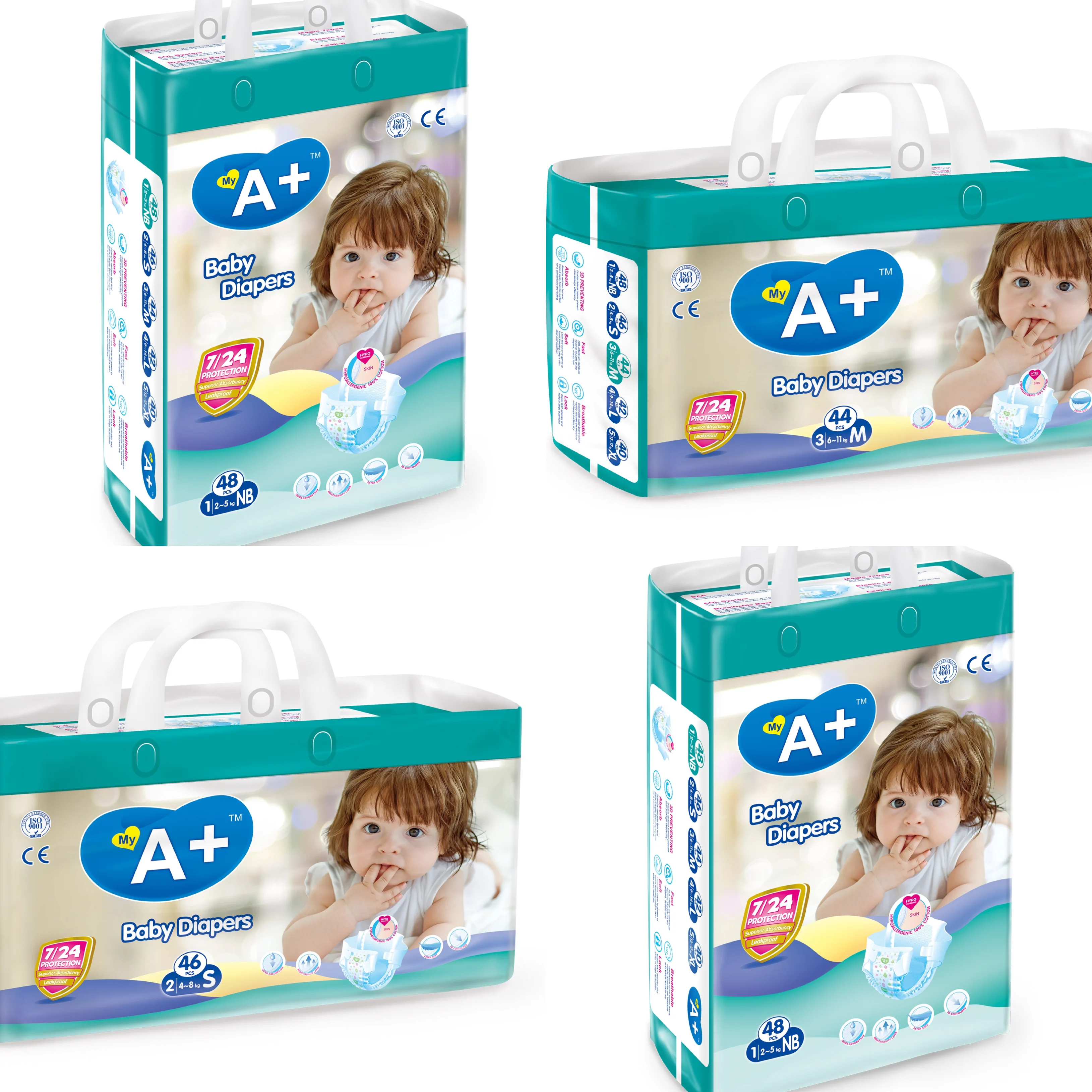 FREE SAMPLE custom wholesale SAP super absorbing performance baby diapers disposable nappies diaper baby diapers in China