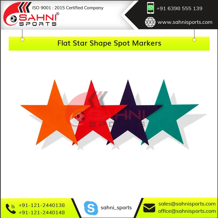 2022 Latest Arrival Non-slippery Material Made Wholesale Educational Toys Flat Star Shape Spot Markers for Kids
