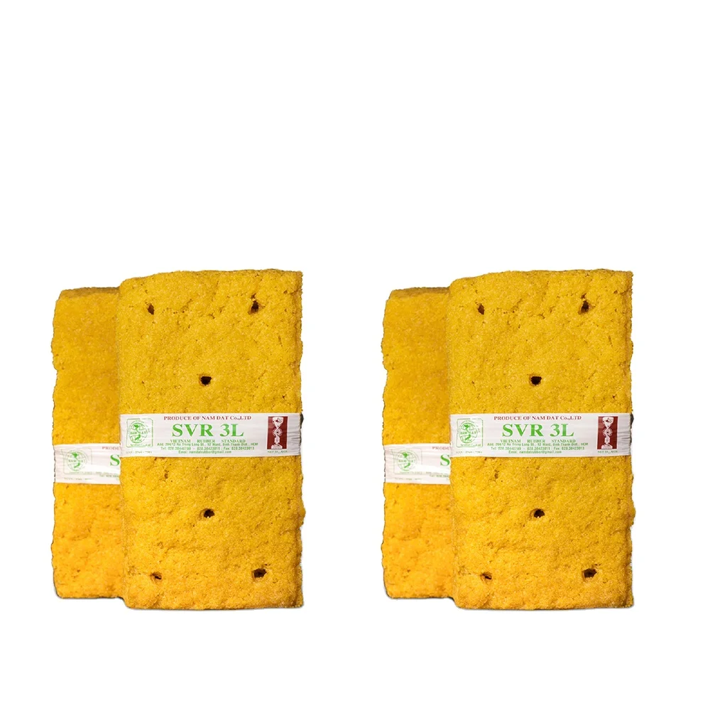 SVR3L - 00012 - High Quality Wholesale Yellow SVR 3L (TSR 3L) Natural Rubber with Wooden Pallets packaging from Vietnam