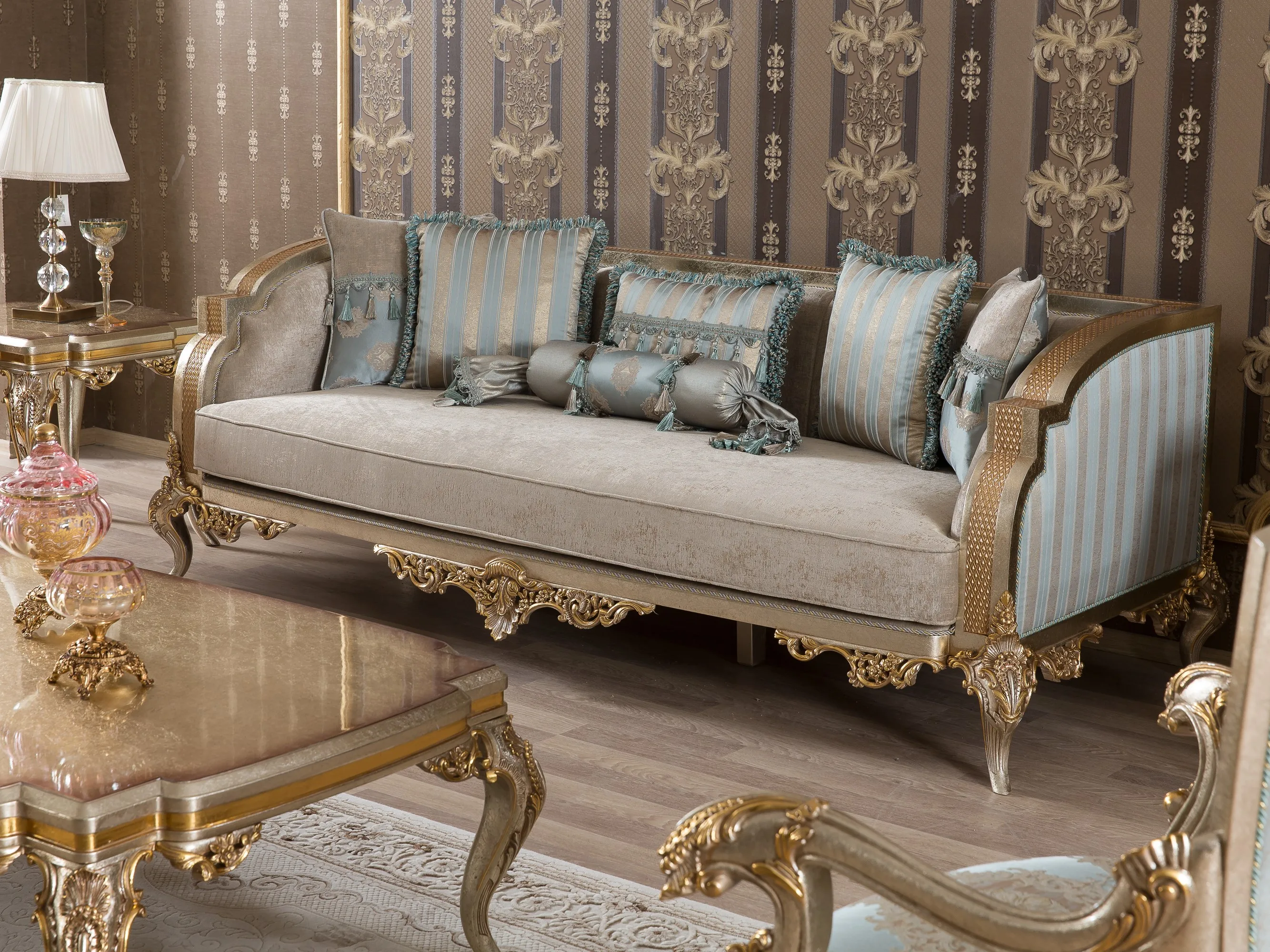 TURKISH turkiye  premium curving  bed room with exclusive fabric with models  meticulous curving