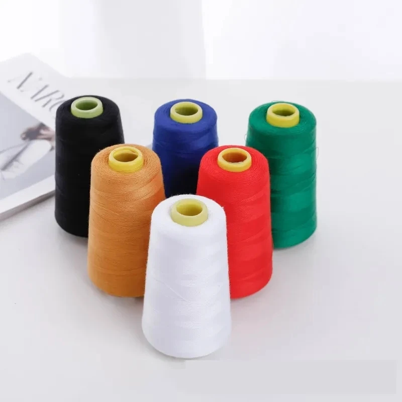 Factory 40/2 5000yds Dyed Spun 100% Polyester Sewing Thread for Machine Sewing Supplies