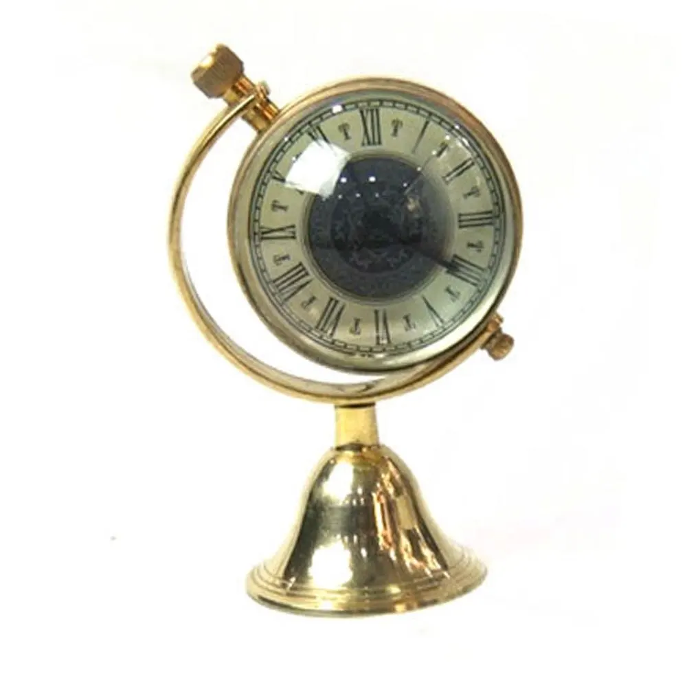New Arrival Stylish Designer Table Clocks Metal World Wide Clocks For Home Room Use In Reasonable Price
