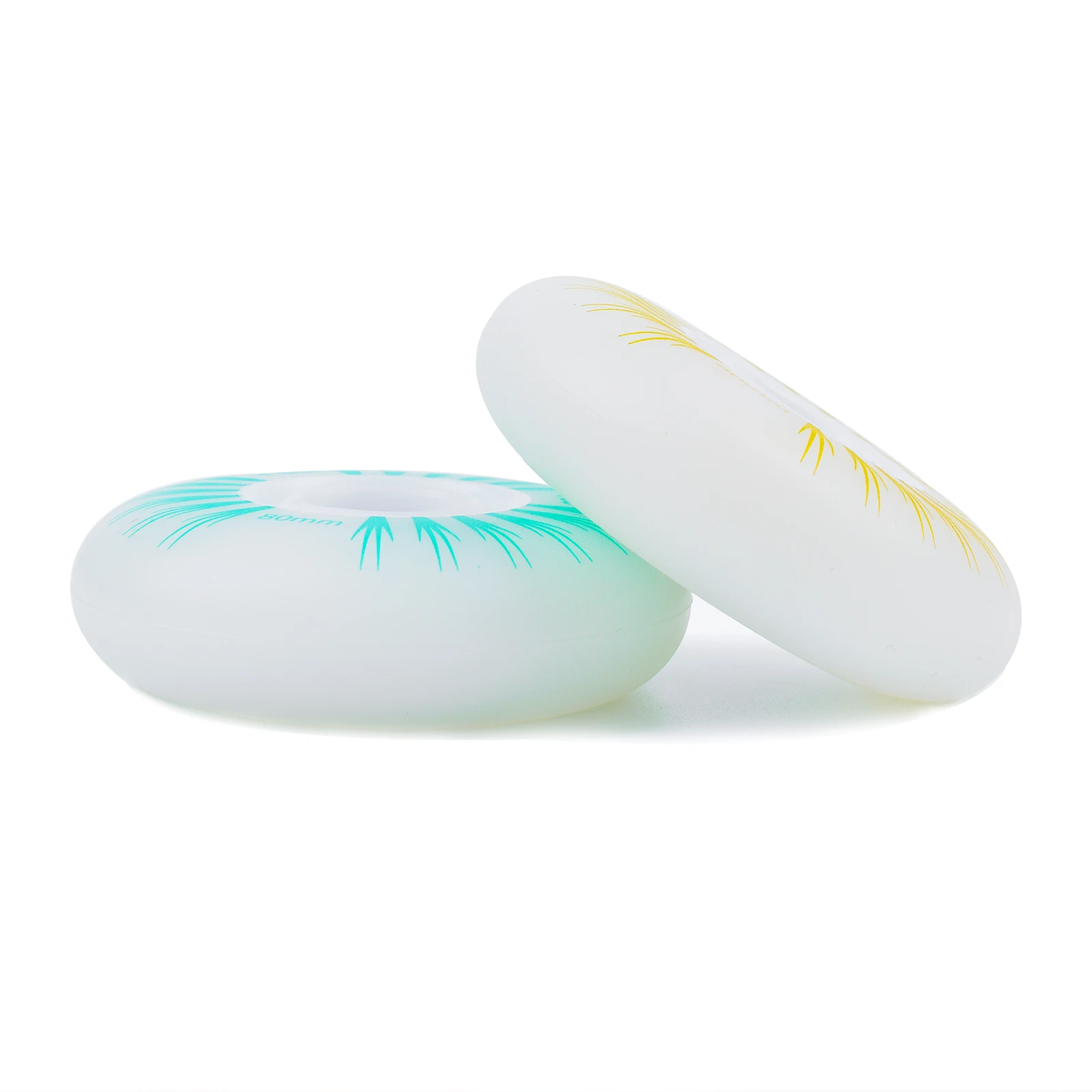 80*24Mm Wholesale 90A Hardness Customized Inline Quad Roller Skate Scooter Baby Swing Car Flashing Roller Pu Wheel