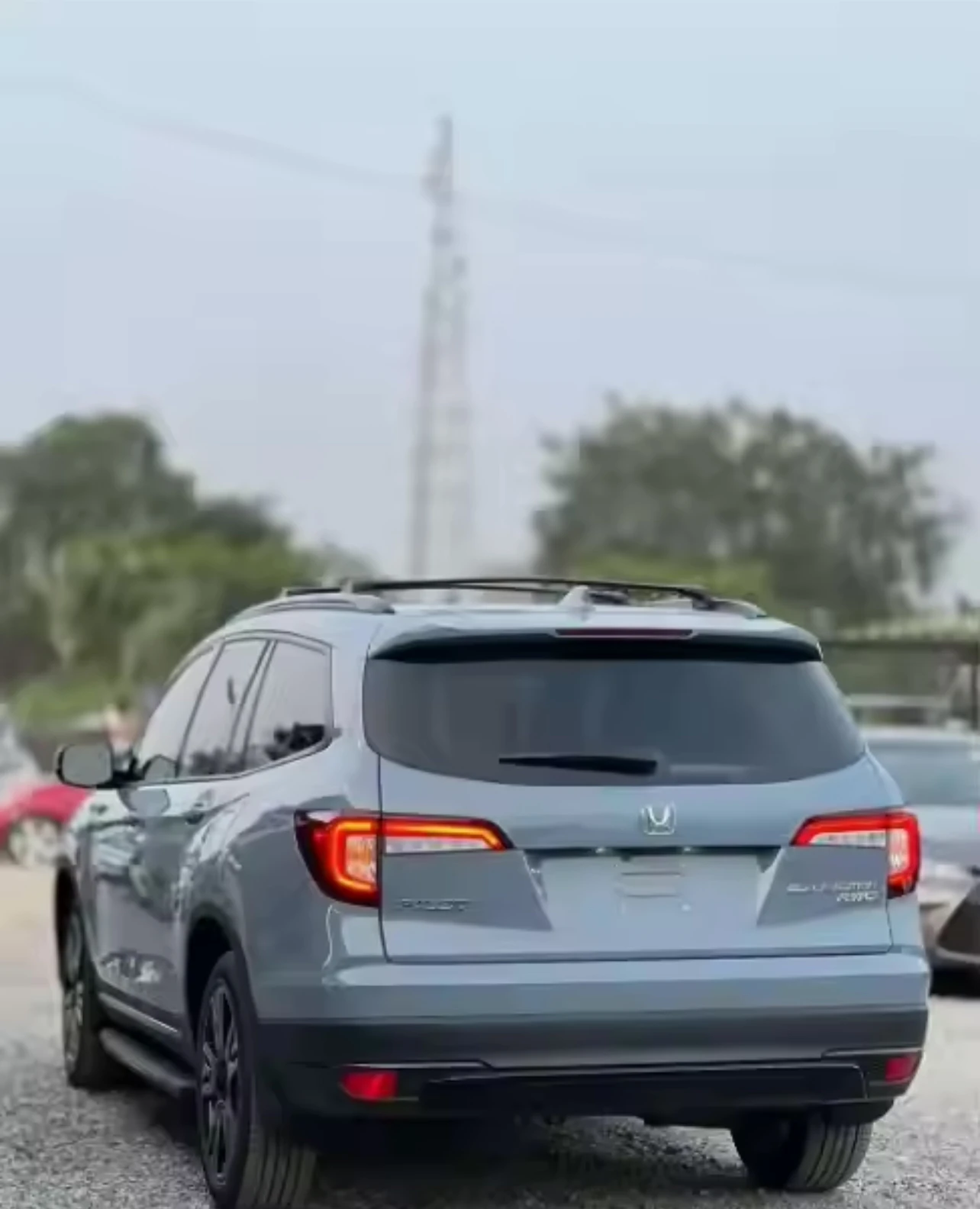 2022 Honda Pilot Aspire AWD SUV ручная коробка передач кожаные сиденья темное внутреннее левое рулевое управление бензиновый/газовый топливный алюминиевый сплав