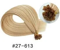 Wholesale High Quality 15A 18 Inch U Tip Hair Extensions 100% virgin Human Hair Extensions High light Hair Extensions for Women