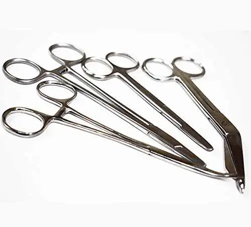 Fomon Nasal Stainless Steel Super Cut Black Handle Scissors/Rhinoplasty/Plastic Surgery Scissors