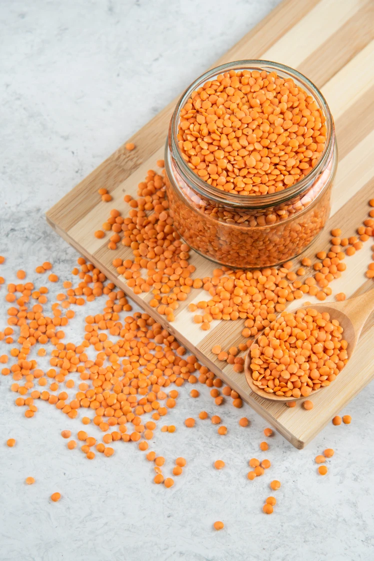 Заводская поставка, органические Новые Растительные линзы, крупные партии, красные линзы, зеленые линзы, купить у индийского Производителя