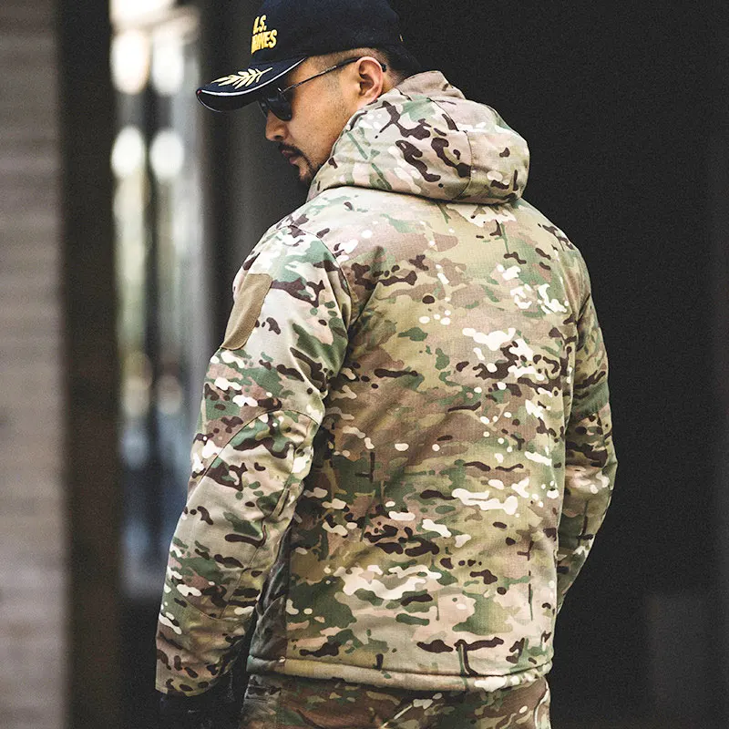 New tactical cotton suit male outdoor waterproof training suit special forces charge coat winter coat camouflage windbreaker