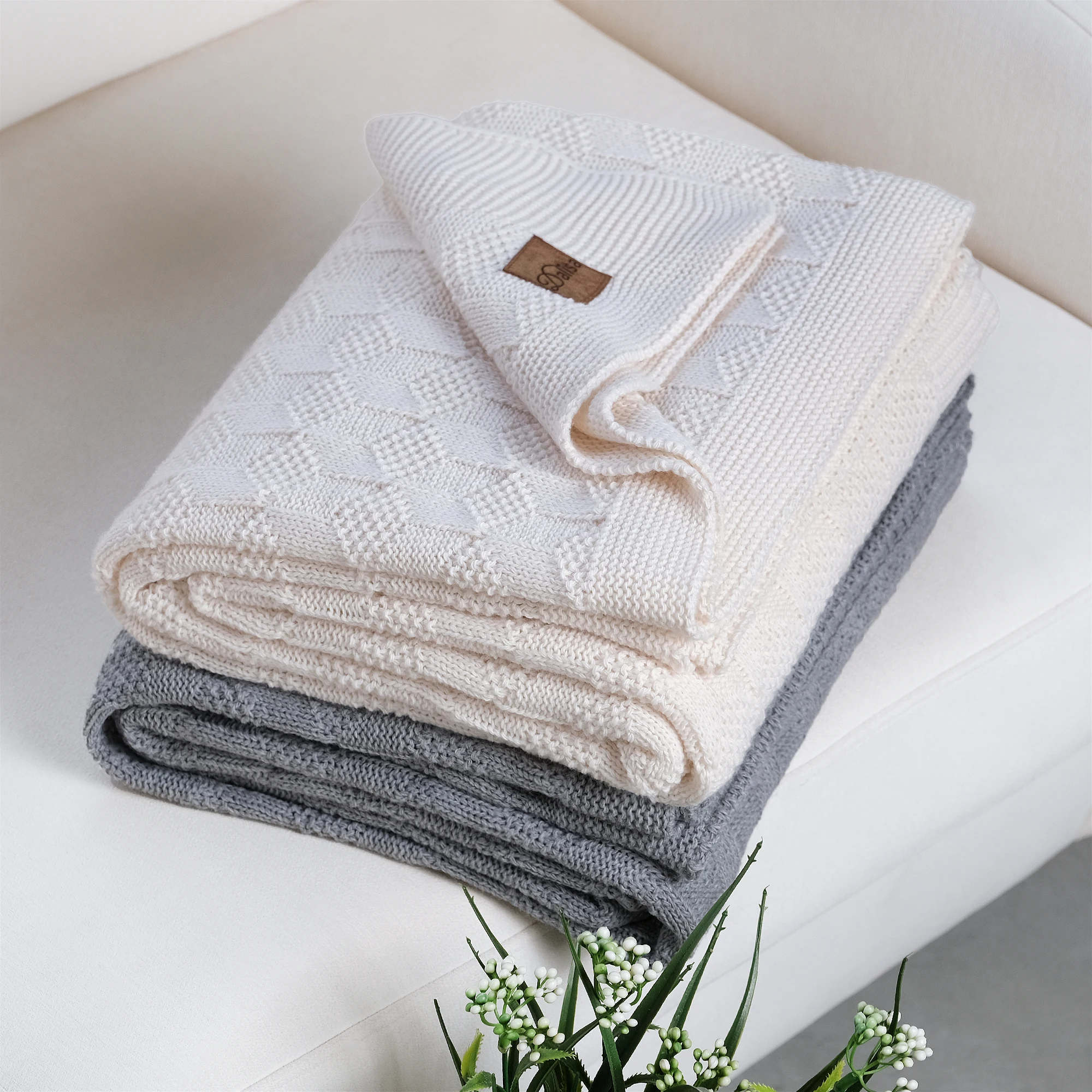 100% Acrylic CUPS Blanket 130*170 cm Grey Color Home Garden  Home Textiles  Blankets Throws Other Blankets