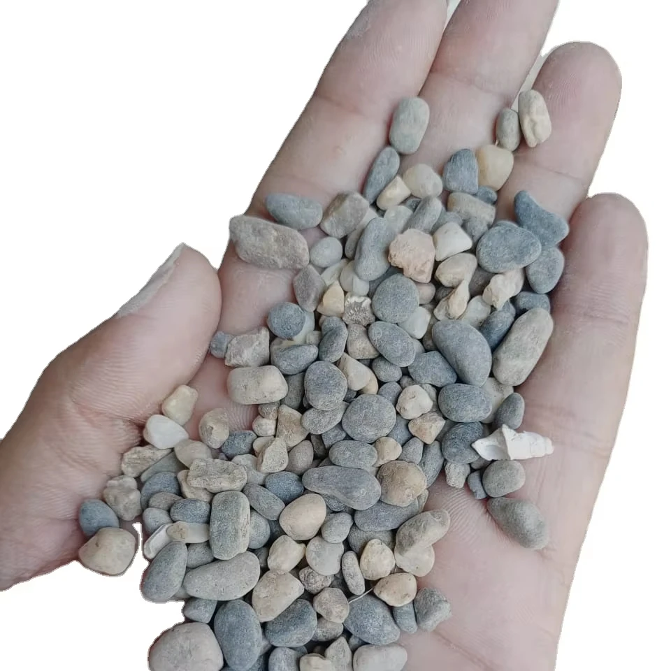 Round smooth natural mix gravels stone and smaller smaller size pebbles normal polished regular supplier in export