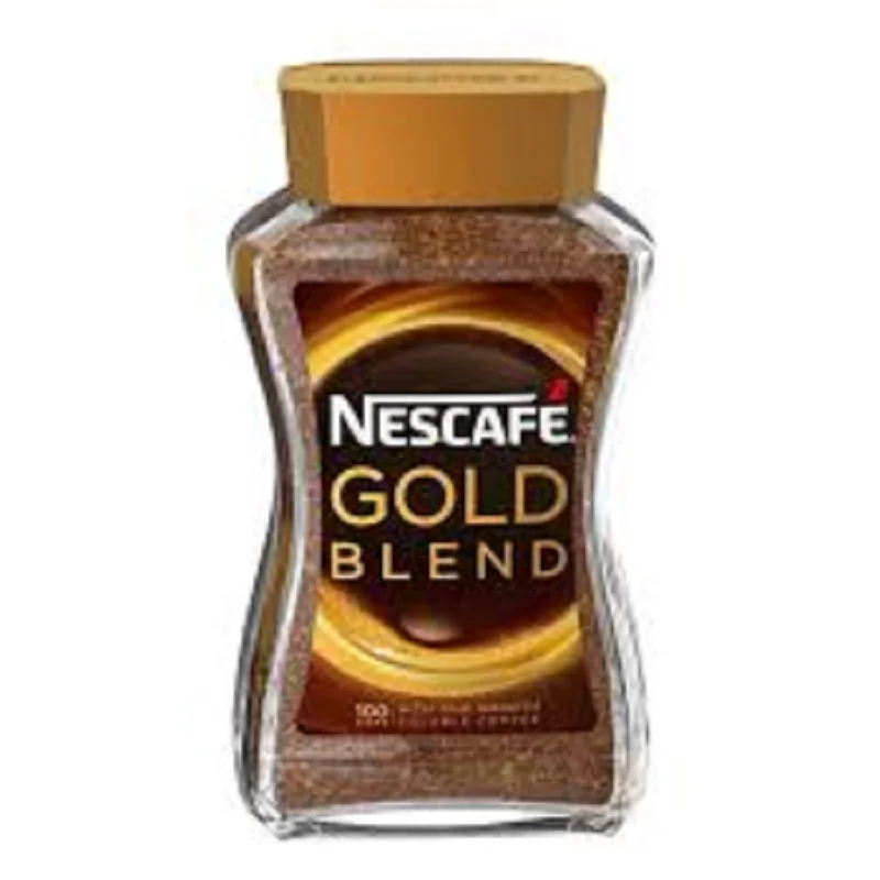 Nescafe растворимый кофе/оптовая продажа оригинальный Золотой 190 г (баночка) кофейный порошок