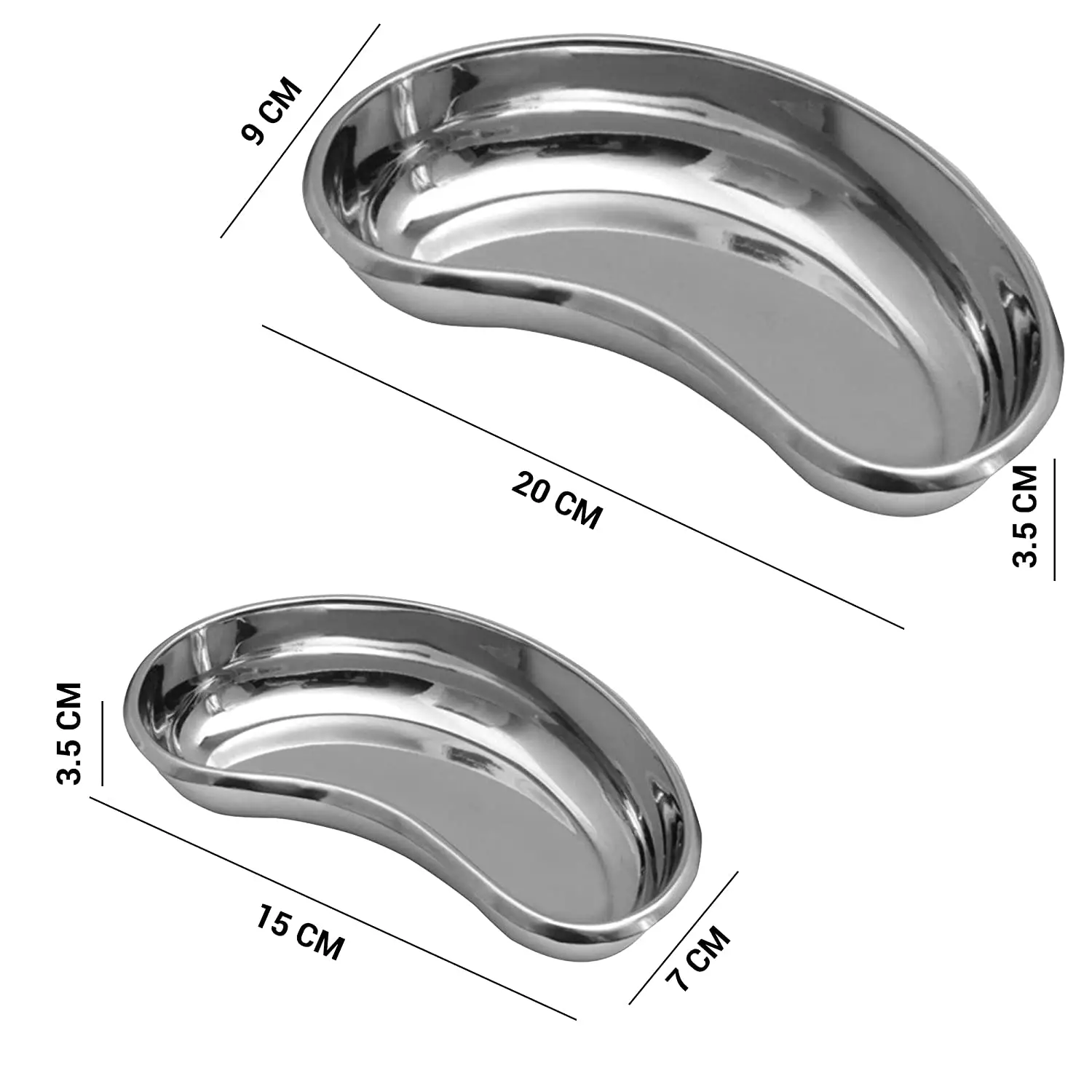 Stainless steel Needle Holder Adson Forceps Iris Scissor With Kidney Tray 4Pcs set high quality in low price supplier from PK