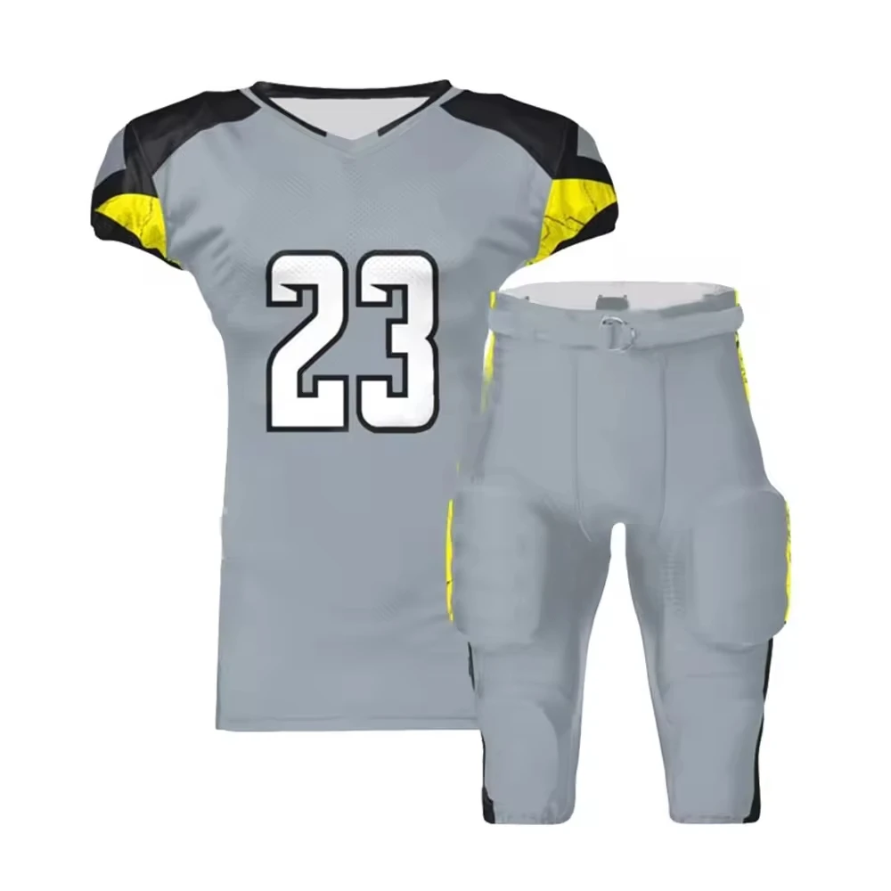 Top Quality American Football Uniform New Best Youth Tackle Twill Green Color American Football Jersey Uniform