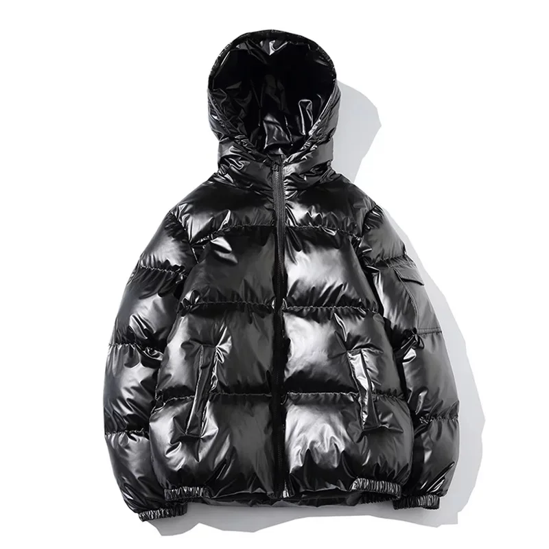 OEM high Quality	Plain shiny mens bubble jacket 100% polyester breathable warm winter bubble jackets
