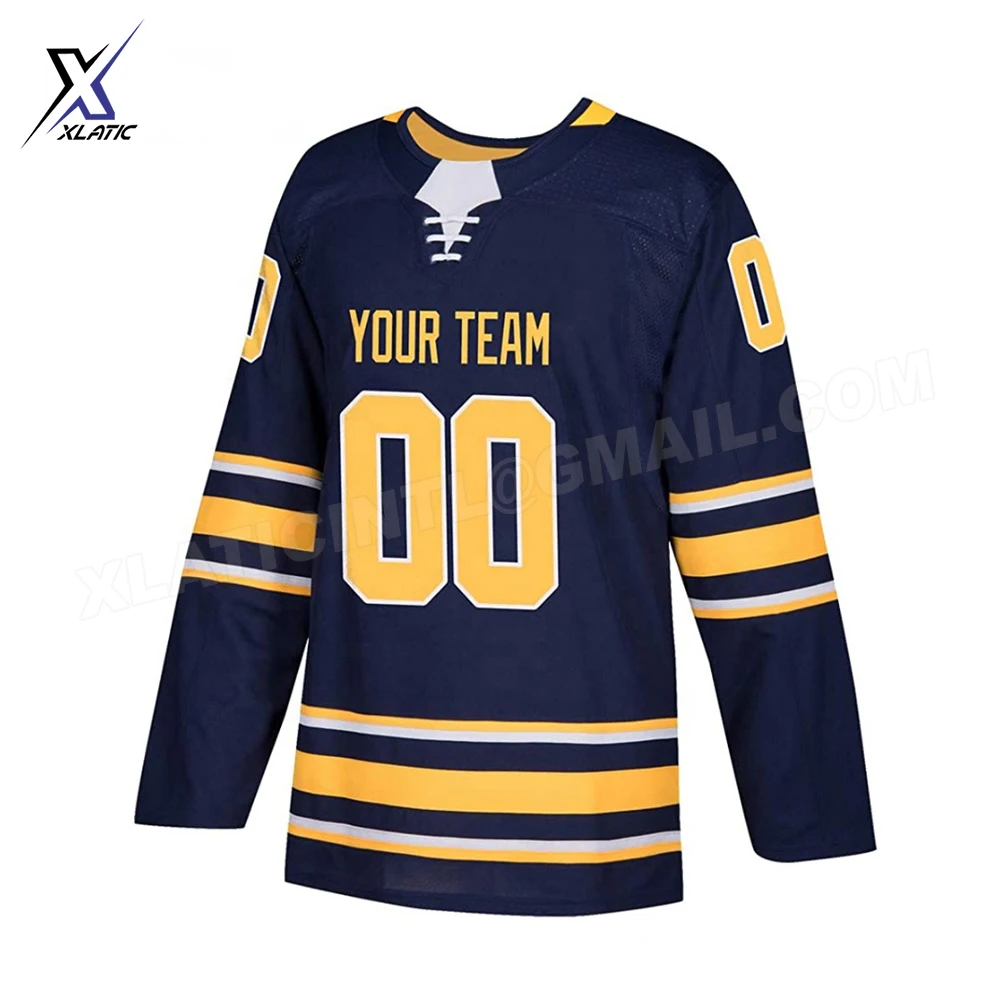 Light blue Ice Hockey Uniform Pure Polyester made Ice Hockey Uniform