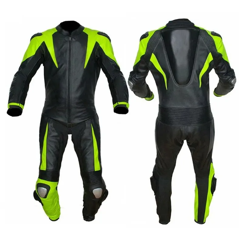Custom Design Best Price Motorcycle & Auto Racing Wear Quality Men Motorbike Leather Suits Wholesale Leather