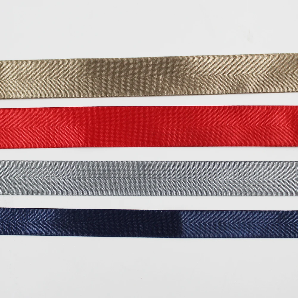 High Quality Custom 38mm Herringbone Jacquard Nylon Strap Webbing Nylon Strapping Bags Straps Weave Tapes for Shoes