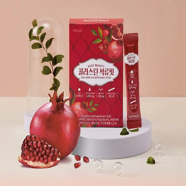 Collastin Pomegranate Jelly Stick pouch easy portable size Fruit taste Made in Korea