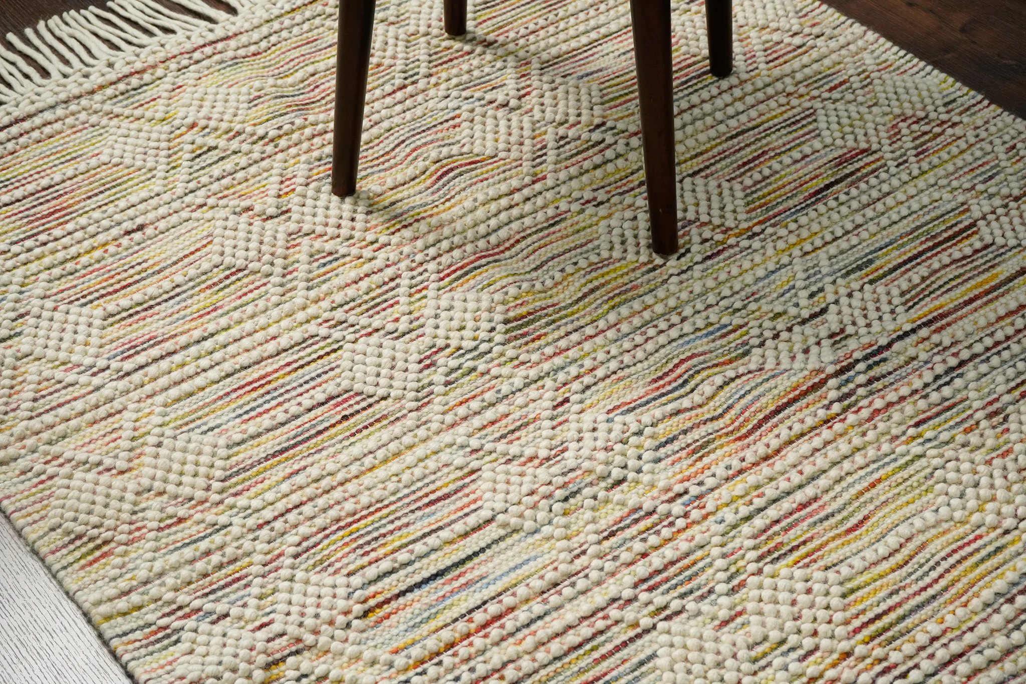 Experience the Beauty of Wool With Our Handwoven Rug Collection Wool Handwoven Rug Cotton Wool Handwoven Boho Rug