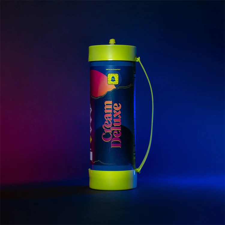 CE / EU Certified 100% Recyclable Steel Made Cream Deluxe Maxxi 2kg Whipped Cream Chargers for Catering Purpose