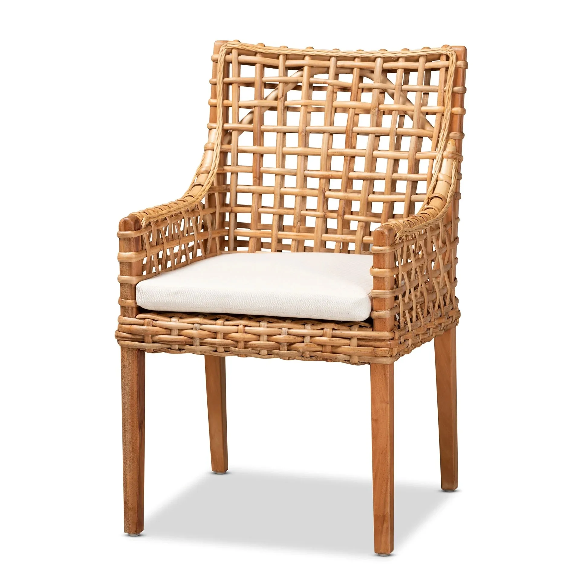 Top product magnificent Asian tropical style rattan woven chairs lounge chairs for living room and home terrace
