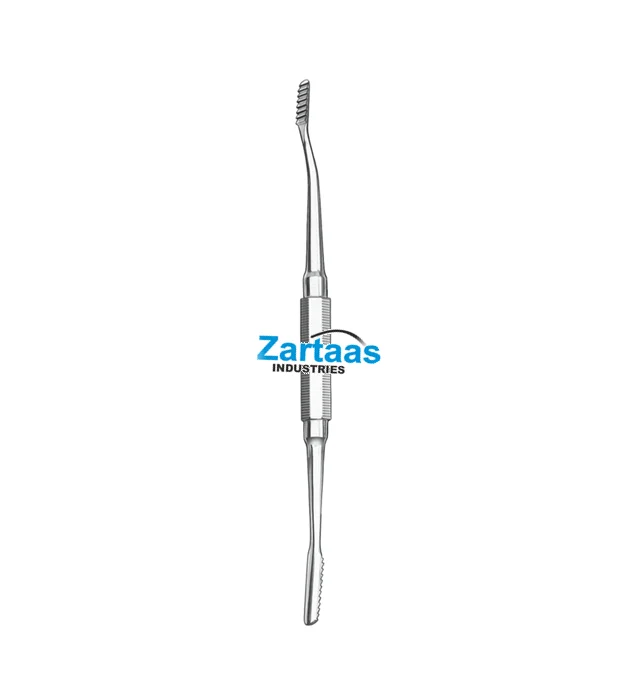 2024 High Quality Stainless Steel Miller Colburn Bone File Dental Instrument 18.5 cm Fig 4