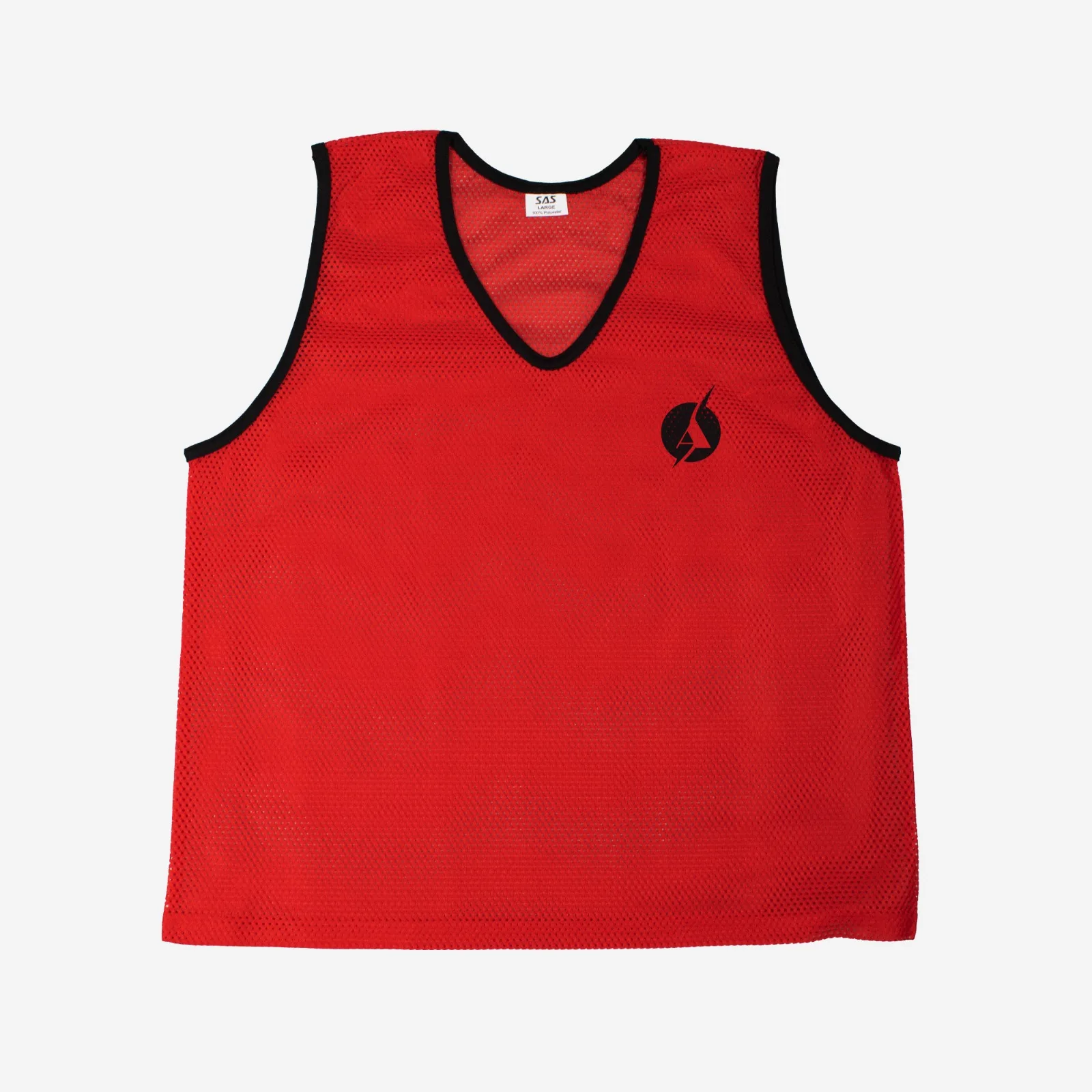 SAS Wholesale Mesh Training Vest with Black Piping Reversible  Soccer Training Bibs Scrimmages Sports Mesh Pennies