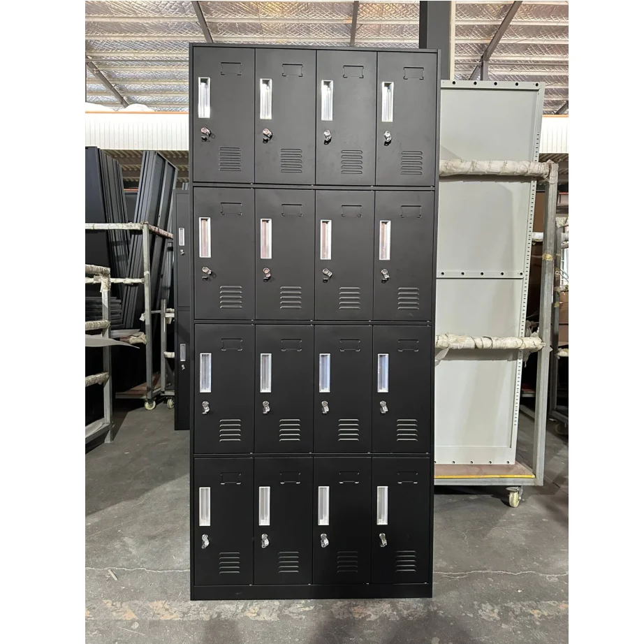 Cheap Price 16 Door Metal Storage Locker for Gym/School Steel Employee Compartment Lockers Iron Clothes Closet Wardrobe