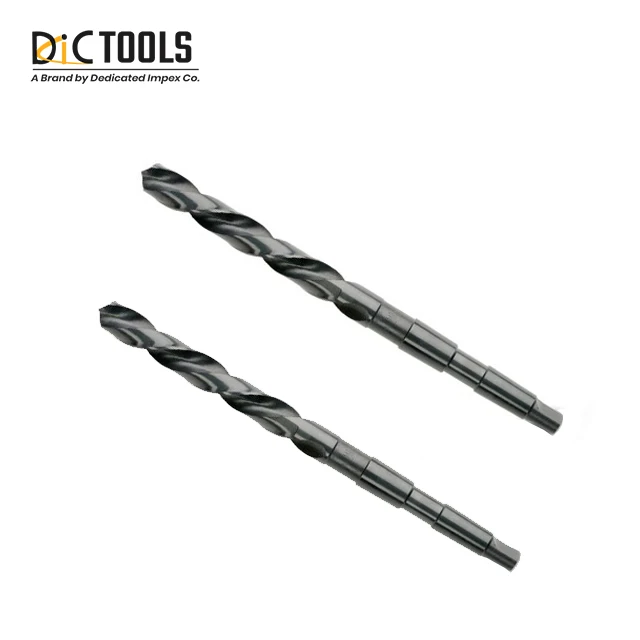 HSS/HSS-Co DIN Standard Morse Taper Shank Drill Bits With Standard Helix Flute
